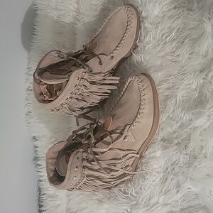 NWT El Vaquero Maylett Silverstone Sabbia Booties